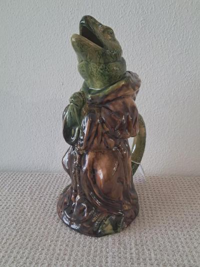  Palissy Ware Palissy Majolica Majolica palissy Jar with lid