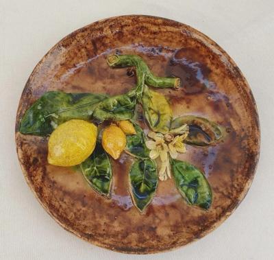  Palissy Ware Palissy Majolica Palissy majolica Plate menton