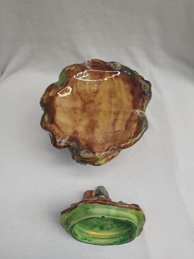  Palissy Ware Palissy Majolica Palissy majolica box jar tureen 