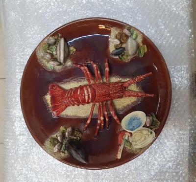  Palissy Ware Palissy Majolica Portuguese Palissy majolica plate