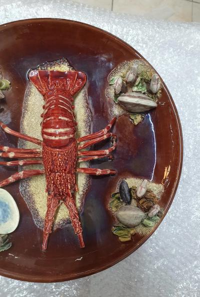  Palissy Ware Palissy Majolica Portuguese Palissy majolica plate