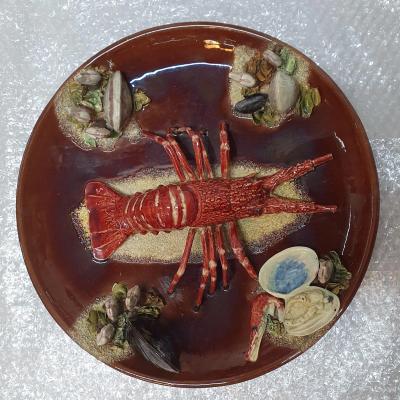  Palissy Ware Palissy Majolica Portuguese Palissy majolica plate