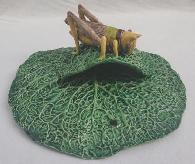  Palissy Ware Palissy Majolica Portuguese Palissy majolica wall planter Quality and beautiful piece 