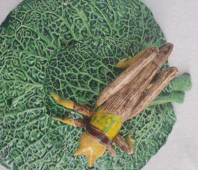  Palissy Ware Palissy Majolica Portuguese Palissy majolica wall planter Quality and beautiful piece 