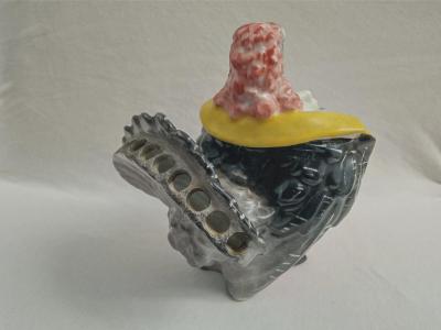  Palissy Ware Palissy Majolica palissy majolica has Beautiful turkey shaped cigar 