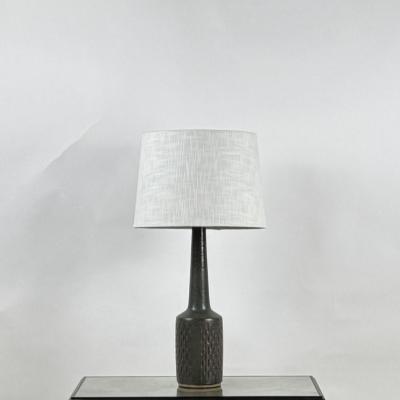  Palshus Slender Dark Green Grooved Ceramic Lamp by Per Lindemann Schmidt for Palshus