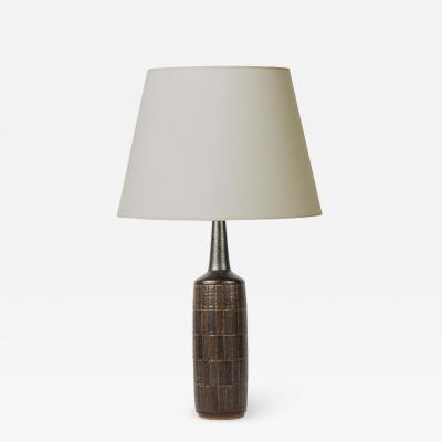  Palshus Tall grid texture table lamp by Palshus