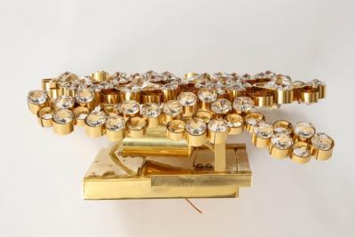  Palwa Bezel Set Crystal Sconces