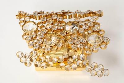  Palwa Bezel Set Crystal Sconces