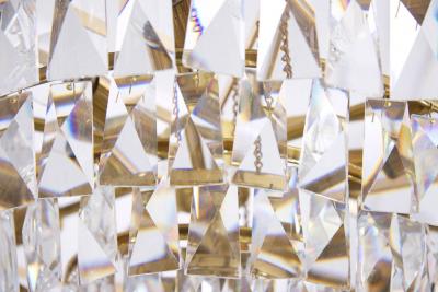  Palwa Extraordinary Huge Palwa Gilded Brass and Crystal Glass Chandelier