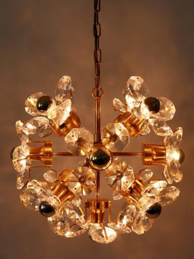  Palwa Gorgeous Mid Century Sputnik Chandelier or Pendant Lamp Dandelion by Palwa 1960s
