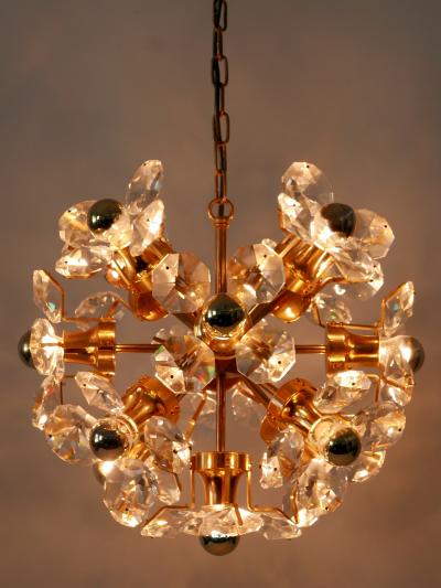  Palwa Gorgeous Mid Century Sputnik Chandelier or Pendant Lamp Dandelion by Palwa 1960s