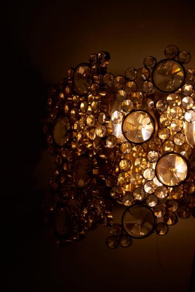  Palwa One of Four Palwa Gilded Brass Wall Lamps Model S103W