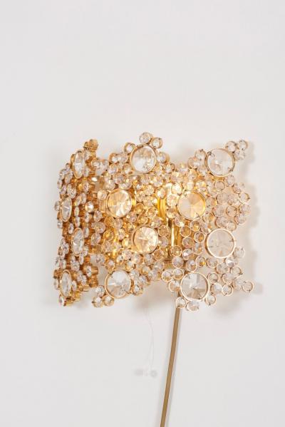  Palwa One of Four Palwa Gilded Brass Wall Lamps Model S103W