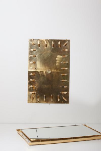  Palwa Outstanding Square Illuminated Palwa Crystal Glass Mirror Model S100W