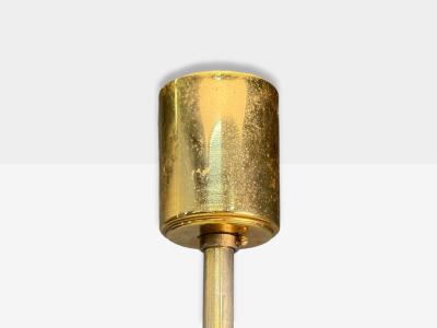 Palwa Palwa Teardrop Glass Brass Tiered Chandelier Germany 1960s