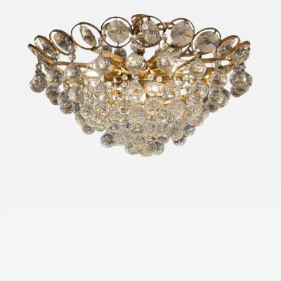  Palwa Palwa or Bakalowitz Crystal Glass Chandelier