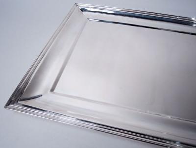  Pampaloni Large Italian Retro Deco Modern Sterling Silver Tray