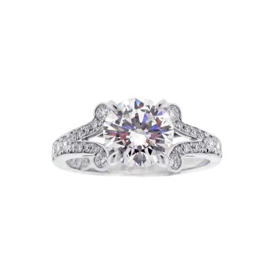  Pampillonia Diamond Solitaire Handmade Engagement Ring from Pampillonia