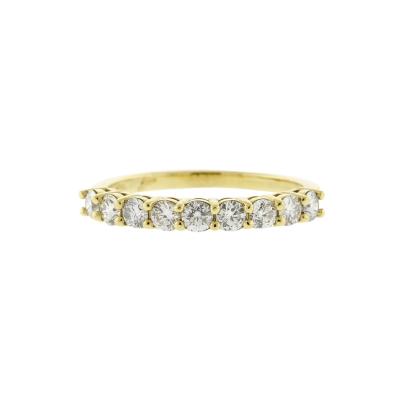  Pampillonia NINE DIAMOND HALF CIRCLE BAND RING