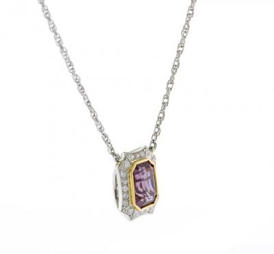  Pampillonia Purple Sapphire Necklace
