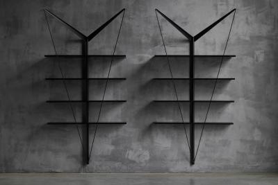  Paolo Pallucco Mireille Rivier Angelo Necessario Wall Unit by Paolo Pallucco and Mireille Rivier Italy 1989