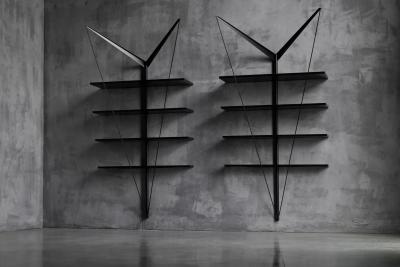  Paolo Pallucco Mireille Rivier Angelo Necessario Wall Unit by Paolo Pallucco and Mireille Rivier Italy 1989