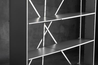  Paolo Pallucco Mireille Rivier Fra Dolcino Shelving Unit by Mireille Rivier Paolo Pallucco Italy 1884