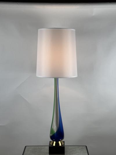  Paolo Venini and Giacomo Cappellin Monumental Murano glass lamp by Fulvio Bianconi for Venini