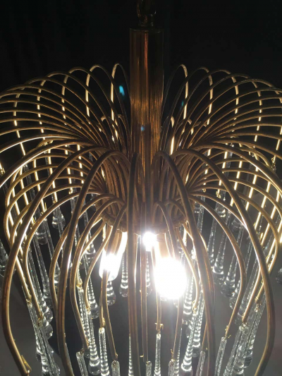  Paolo Venini and Giacomo Cappellin Murano Chandelier in the Style of Venini 1960s