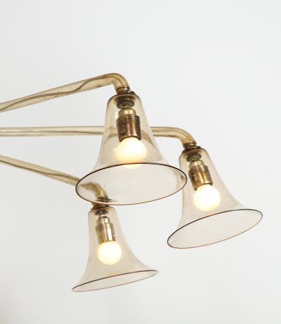  Paolo Venini and Giacomo Cappellin Venini MVM Cappellin Co Rationalist Chandelier by Vittorio Zecchin 1925 Italy