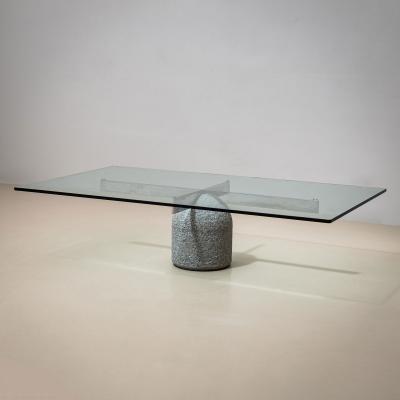  Paracarro Coffee Table by Giovanni Offredi for Saporiti Italy 1970s