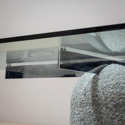  Paracarro Coffee Table by Giovanni Offredi for Saporiti Italy 1970s