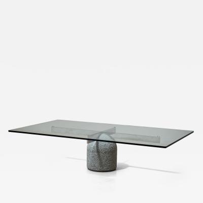  Paracarro Coffee Table by Giovanni Offredi for Saporiti Italy 1970s