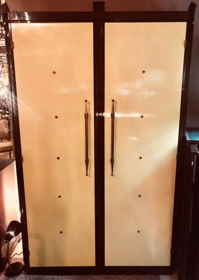  Parzinger Originals Parzinger Originals Art Deco Wardrobe Entertainment Center