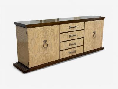  Parzinger Originals Tommi Parzinger Mid Century Modern Walnut Burl Rare Sideboard USA 1960s