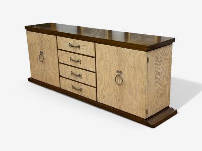  Parzinger Originals Tommi Parzinger Mid Century Modern Walnut Burl Rare Sideboard USA 1960s