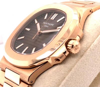  Patek Philippe Co Patek Philippe Rose Gold 5711 1R Nautilus Jumbo