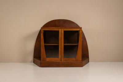  Paul Bromberg Rare Paul Bromberg Oak Tea Cabinet Amsterdam School The Netherlands 1918
