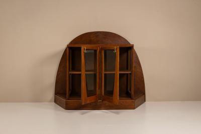  Paul Bromberg Rare Paul Bromberg Oak Tea Cabinet Amsterdam School The Netherlands 1918