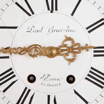  Paul Gravelin Louis Marti et Cie Louis XV Rococo style clock and barometer set by Gravelin