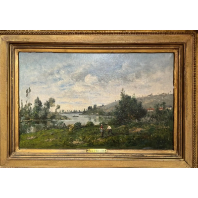  Paul Peraire Antique Paul Peraire European Landscape Oil Painting