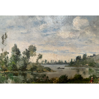  Paul Peraire Antique Paul Peraire European Landscape Oil Painting