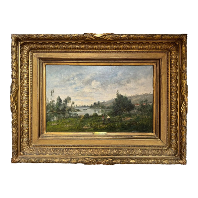  Paul Peraire Antique Paul Peraire European Landscape Oil Painting