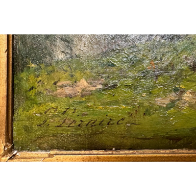  Paul Peraire Antique Paul Peraire European Landscape Oil Painting