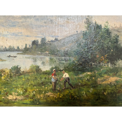  Paul Peraire Antique Paul Peraire European Landscape Oil Painting