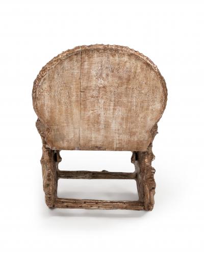  Pauly Co Italian Venetian Grotto Carved Seashell Rocker