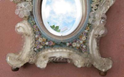  Pauly Co Venitian Mirror with Hard Stones Micro Mosaic