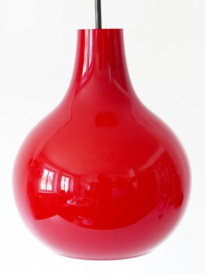  Peill Putzler Amazing Four Flamed Cascading Pendant Lamp by Peill Putzler Germany 1970s