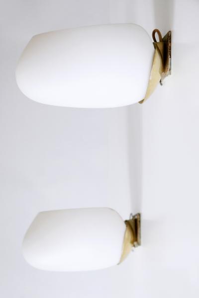  Peill Putzler Midcentury Modern Wall Lamps Corno by Wilhelm Wagenfeld for Peill Putzler 1952